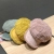 New Cashmere Octagonal Cap Children's Color Matching Beret Korean Fashion Casual Fashion All-Matching Autumn and Winter Painter Hat