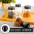 Miduo Glass Double Opening Seasoning Seasoning Bottle Barbecue Salt Cumin Bottle Manufacturer Kitchen Innovative