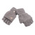 New Men's Half Finger Thermal Gloves Knitted Flip Five Finger 12 Years Old to Adult Student Writing Factory Direct Sales