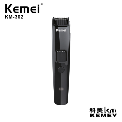 Cross-Border Manufacturers Directly Supply Kemei Hair Clipper KM-302 USB Rechargeable Dry Battery Hair Clipper