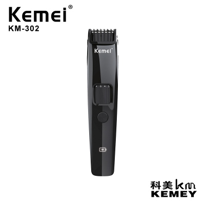 Kemei Electric Appliance Kemei Hair Clipper KM-302 USB Rechargeable Dry Battery Hair Scissors