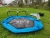 Factory Real Pin Trampoline Jumping Bed Children's Toy Mute Hexagonal Safety Elastic Fitness Baby Play with Safety Net