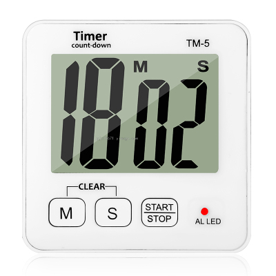 Large Screen Smart Electronic Timer Multi-Function with Clock Timing Device TM-5