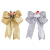 New Christmas Bow Onion Pink Gold Silver Christmas Tree Garland Rattan Ornaments Accessories Pendant