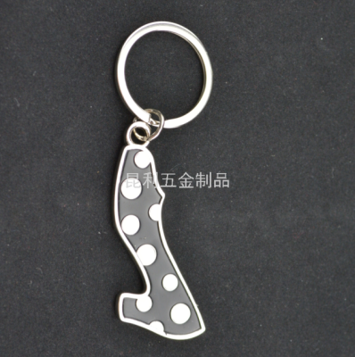 Shoes Keychain Metal Alloy Simulation Oiling Shoes Key Chain