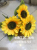  Sunflower Artificial Flower Plant Fresh Living Room Decoration Wedding Bouquet Shooting Props