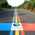 Pre-Formed Floor Speed Limit Logo Traffic Reflective Marking Belt Anti-Fouling Pattern Floor Sticker Road Wear-Resistant Font