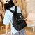 2020 New Contrast Color Four-Piece Large Capacity Backpack Trendy Backpack Fashion Student Schoolbag Women's Bag Computer Bag