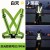 Factory Direct Sales Riding Night Running Reflective Gallus Elastic Elastic Band Sanitation Construction Reflective Vest Jacket Reflective Clothing