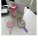 Candy-Colored Love Makeup Mirror Portable Travel Student Dormitory Cute Handheld Plastic Makeup Mirror PS