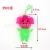 Floor Push Gift Hot Sale Luminous Sound Pig Flash Whistle Vent Squeeze Elastic Ball Toy Factory Direct Sales