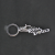 Letter Key Chain Alloy Key Ring Metal Advertising Gifts Promotional Gifts Fashion Boutique Hanging Buckle