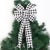 2020 New Christmas Bowknot Polyester Handmade Large Bow Christmas Gift Christmas Tree Decorative Bowknot