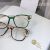 New Black Frame Plain Glasses Glasses for a Slim Look Girls' Myopia Glasses Frame Korean Style Fashionable Plain Glasses