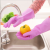 Women's Waterproof Latex Gloves, Washing Rubber Leather Waterproof Household Gloves for Kitchen