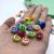 DIY through-Hole Large and Small Smiling Face Beads Loose Beads Material Internet Celebrity Same Acrylic Elegant Bracelet Necklace