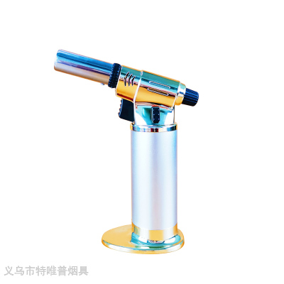 5002-a Factory Direct Sales Metal Welding Gun Straight Windproof Flame Gun Outdoor Barbecue Lighter Kitchen Baking