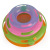 Pet Supplies Three-Layer Play Plate Turntable Cat Intelligence Toy Crazy Play Plate New Rainbow Three-Layer