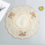 Dining Mat Table Mat European Style Oilproof and Heatproof Tablecloth Household round Large round Table Dining 