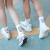 Cartoon Socks Women's Mid-Calf Socks Student Tide Solid Color Sports Socks Small White Socks Lovers' Socks