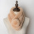 New Korean Style Imitate Rex Rabbit Fur Fur Scarf Three-Tube Plush Scarf Men's and Women's Warm Neck Warmer Winter Thicken Scarf