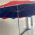 120cm Beach Umbrella 48-Inch Beach Umbrella Red and Blue Sun Umbrella