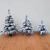 45cm Mini Artificial Christmas Tree Xmas Tree New Year Home Ornaments Desktop Decorations Flocking Snowflake Christmas T