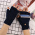 Student Gloves Outdoor Keep Warm Five-Finger Writing Middle and Big Children Adult Flip Wool Knitted Gloves Wholesale