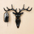 American Antlers Decorative Hook Self-Adhesive Punch-Free Wall Rack Wall Hanging Seamless Key Sticky Hook