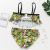 New Foreign Trade 2020 Girls' Split Bikini Swimsuit Striped Watermelon Avocado Children's Ruffle Swimwear