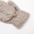 Autumn and Winter New Women's Gloves Twist Half Finger Gloves Cashmere-like Flip Gloves Outdoor Keep Warm Cold-Proof Gloves