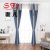 Simple and Light Luxury Nordic Bedroom Curtain Shading Modern Style Plaid 2020popular Internet Hot New Living Room Simple European