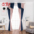 Curtain Shading Bedroom Cotton and Linen Thickened Soundproof Thermal Insulation and Sun Protection Nordic Simple Simple European Modern Light Luxury High-End Full Cloth