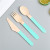 Disposable Wooden Knife, Fork and Spoon Wooden Tableware Picnic Outdoor Party Dessert Bar Utensils