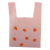 Plastic Bag Cute Tote Gift Bag Trending Cartoon Pineapple Vest Bag Takeaway Bag Jewelry Bag Clothing Shopping