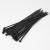 24 Inches (about 61.0) Black Zipper Heavy-Duty Cable Tie 170 Pounds (about 79.4)