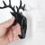 American Antlers Decorative Hook Self-Adhesive Punch-Free Wall Rack Wall Hanging Seamless Key Sticky Hook