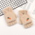 Korean Style Children's Winter Gloves Cute Fashion Warm Gloves Half Finger Flip Baby Gloves Adult Gloves