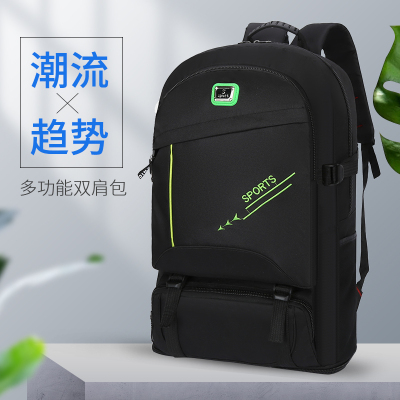 Fashion New Outdoor Travel Backpack Large Capacity Work Travel Backpack Youth Neutral Oxford Cloth Bag