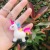 Amazon Hot Cute Colorful Horse Key Ring Buckle Pendant Bag Clothing Ornaments Practical Small Gift Wholesale