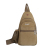 Canvas Chest Bag New Retro Men's Bag Shoulder Bag Casual Crossbody Bag Portable Small Shoulder Bag Large Capacity Travel Haversack