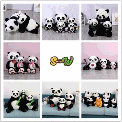 Children's Plush Toys Customized Enterprise Mascot Simulation Panda Doll Company Gift Doll Pillow Custom
