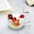 Household Borosilicate Glass Breakfast Coffee Juice Milk Glass with Handle with Wooden Spoon Wooden Lid Water Cup