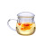 Glass Tea Brewing Cup Office Household Glass Three Cups Borosilicate Glass Scented Tea Cup Water Cup Teaware