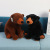 Cute Realistic Black Bear Brown Bear Children's Doll Toy Custom to Sleep with Baby Soft Doll Black Bear Plush Toy