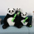 Factory Direct Sales Doll Machine Plush Doll Toy Christmas Gift Cute National Treasure Holding Bamboo Panda Doll