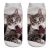 New Cat Mi 3D Printing Socks Low-Cut Women's Socks Boat Socks Hot Selling Printed Women's Socks Kitten Pattern