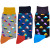 Cross-Border Exclusive Square Pattern Contrast Harajuku Street Trendy Men's Large Size Foreign Trade Socks Amazon Aliexpress