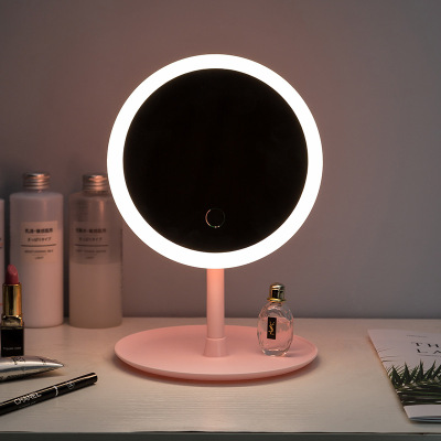 Influencer Makeup Mirror with Light Led Desktop Desktop Mirror Student Convenient Fill Light Beauty Dormitory Mirror
