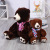 Fashion Plaid Bear with Scarf Children's Plush Toys Baby Love Bear Pillow Holiday Gift Plush Doll